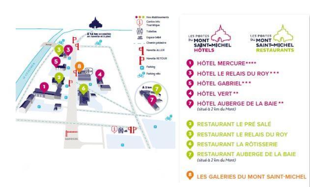 Le Relais Du Roy Hotel Mont-Saint-Michel Kültér fotó